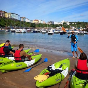 Kayaking Tenby Harbour