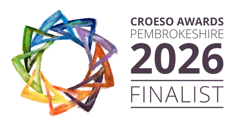 Croeso Awards Pembrokeshire 2026 Finalist badge